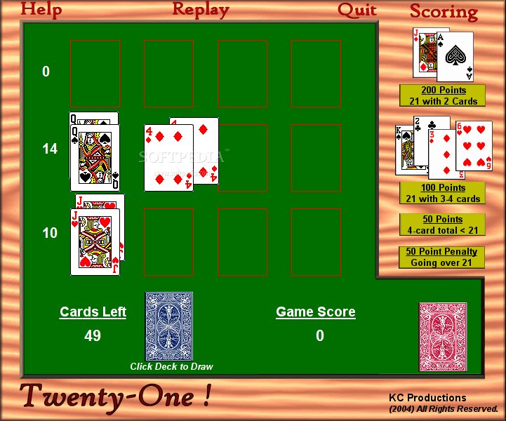 Twenty-One Game Free Download