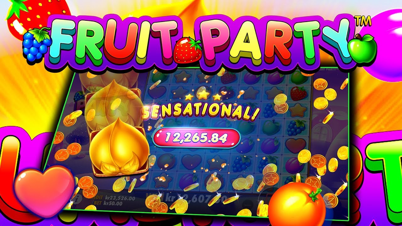 FRUIT PARTY (PRAGMATIC PLAY) ONLINE SLOT - YouTube