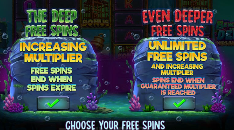 Beware The  Deep Megaways slots game from Pragmatic Play